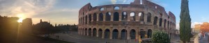 Il Colosseo al tramonto