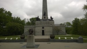 La tomba di Abraham Lincoln, a Springfield, IL