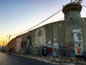 Il muro di separazione a Betlemme